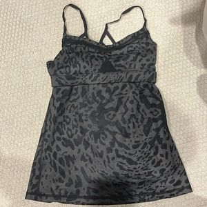 Grey and black animal print Lululemon tank 6